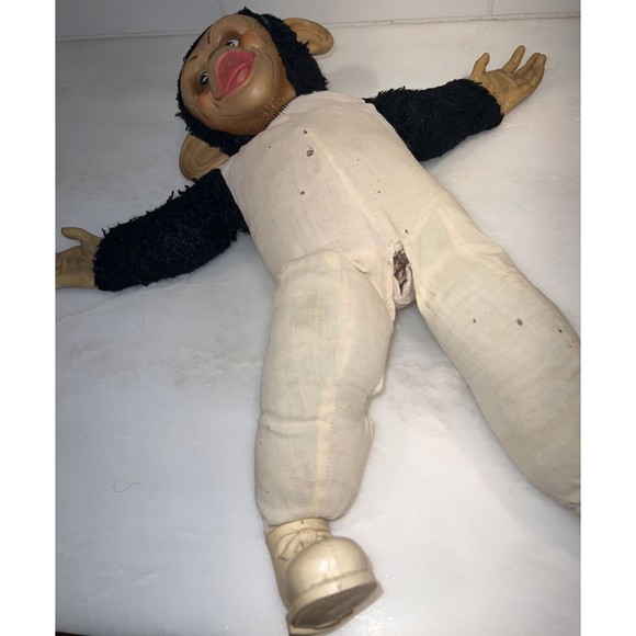 Exercise Gym Partner, Rubber Face Monkey VINTAGE Workout Mascot - Picture 11 of 12